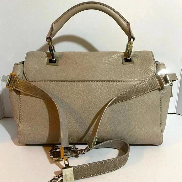 Michael kors grey leather satchel handbag - Picture 2 of 13